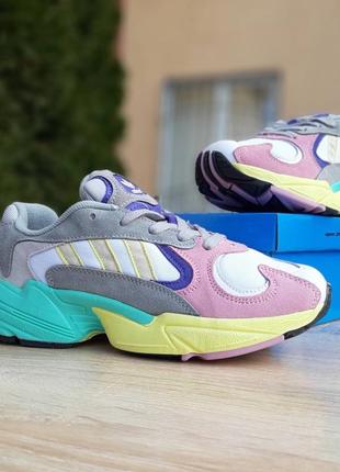 Кроссовки женские adidas yung, разноцветные (адидас янг, адидасы, кросівки)2 фото