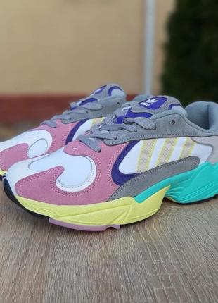 Кроссовки женские adidas yung, разноцветные (адидас янг, адидасы, кросівки)5 фото