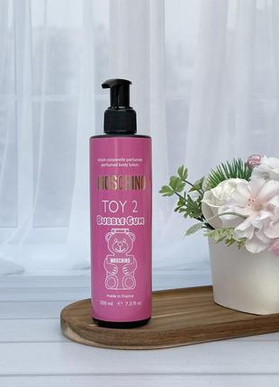 Парфюмированный лосьон moschino toy 2 bubble gum