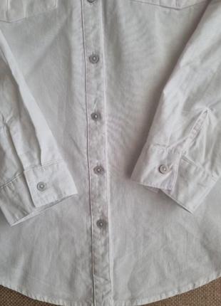 Рубашка с накладными карманами george смешанный лен3 фото