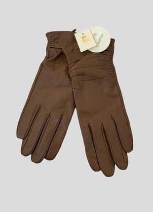 Новые кожаные перчатки с сенсорным пальчиком touch screen 100% кожа