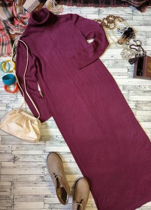 Сукня тепла довга в'язана осінь зима акріл m brave soul