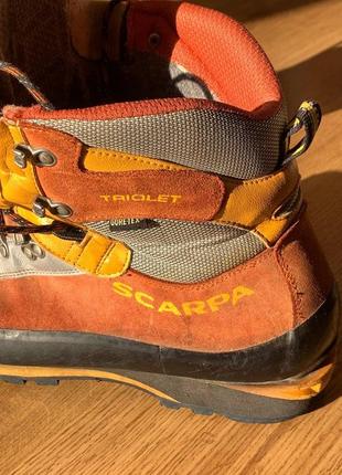 Scarpa triolet горизонтальноx gore-tex 43 / 44 р.