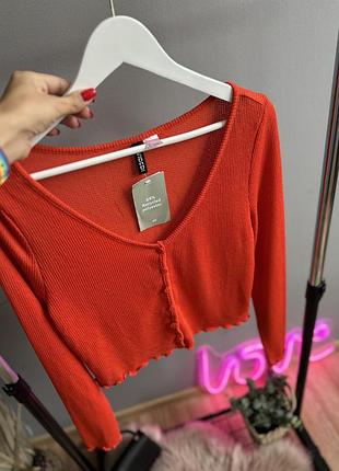 Кофта, кардиган укороченный h&amp;m новый