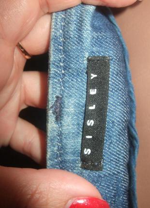 Брендовая джинсовая юбка , италия sisley6 фото