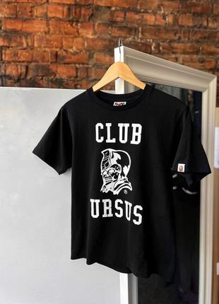 Bape club ursus a bathing ape men’s short sleeve t-shirt футболка