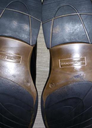 Кожаные туфли немецкого бренда claudio conti 43 размер4 фото