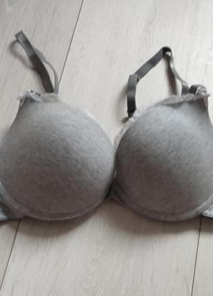 Бюстгальтер базовый бюст коттоновый лиф h&m 34b 75b 70c