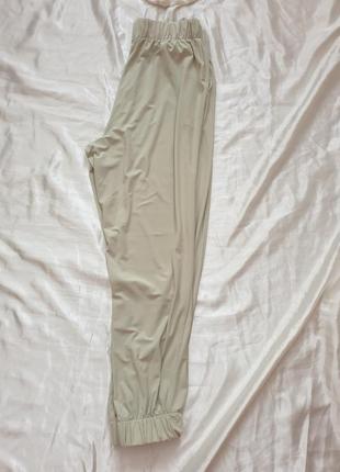 Женские брюки, штаны оливкового коляска zara4 фото