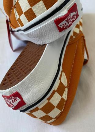 Vans checkerboard classic slip-on6 фото