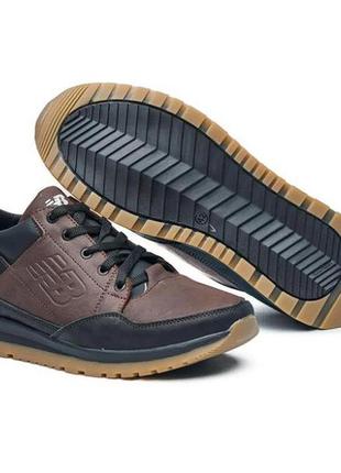 Мужские кроссовки  в стиле new balance натуральна кожа топ качество2 фото