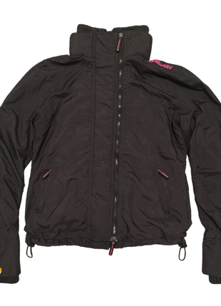 Женская демисезонная куртка/ветровка мультизип superdry japan multi zip black teal windcheater women’s jacket2 фото