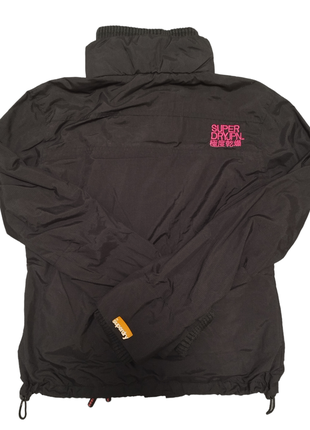 Женская демисезонная куртка/ветровка мультизип superdry japan multi zip black teal windcheater women’s jacket7 фото