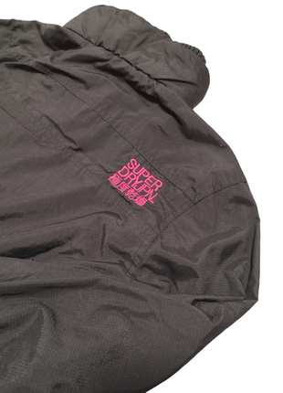 Женская демисезонная куртка/ветровка мультизип superdry japan multi zip black teal windcheater women’s jacket8 фото
