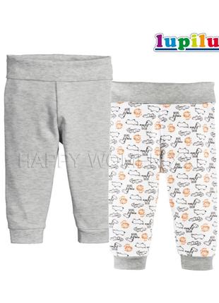 2-6 мес набор штанов для мальчика ползунки штаники трикотажные штаны пижамные домашние пижама слип1 фото