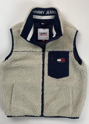 Tommy jeans sherpa vest жилет женский