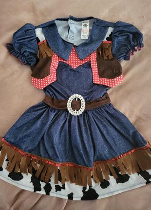 Платье ковбойша на 4-6 лет4 фото