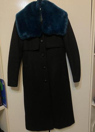 Яскраве, шерстяне пальто