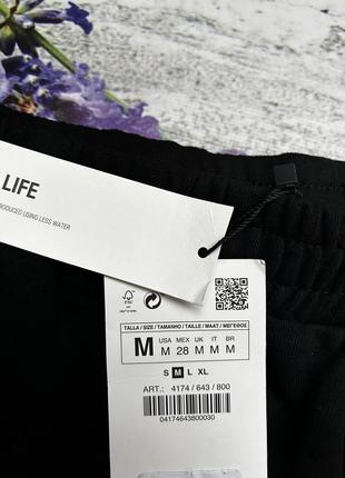 Трикотажные брюки, кюлоты, штаны zara, коллекция 2023 года, размер м5 фото