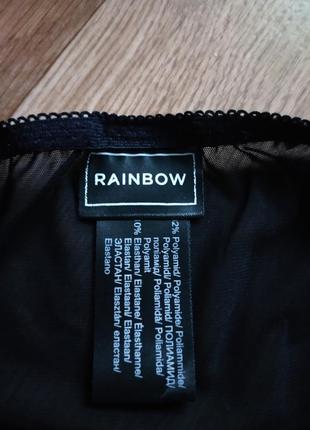 Соблазнительные трусики сетка с кружевом rainbow8 фото