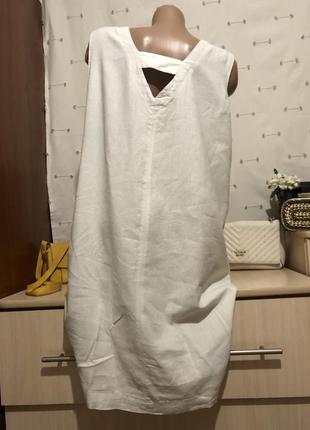 Лляний сарафан плаття2 фото