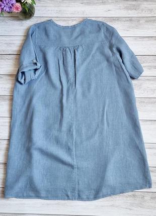 Батальная итальянская блуза рубашка платье свободного кроя6 фото
