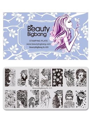 Пластина для стемпинга beautybigbang xl-025