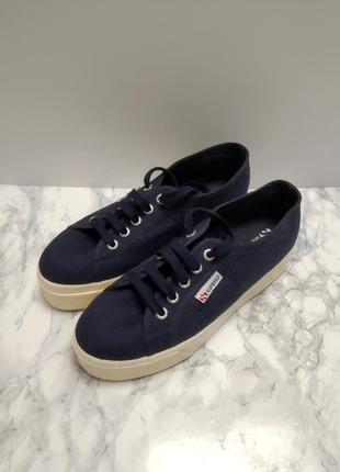 Новые кеды на платформе superga4 фото