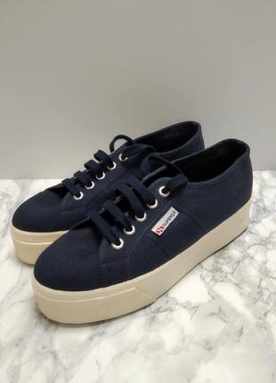 Новые кеды на платформе superga1 фото