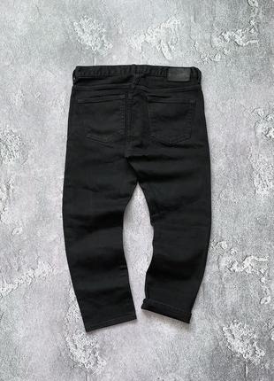 Edwin 32/30 made in japan эдвин черные штаны черный селвидж джинсы чиносы брюки япония denim pant