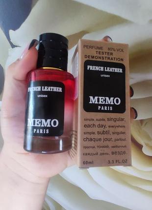 Memo french leather tester lux, унисекс, 60 мл