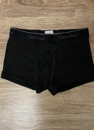 Классные, трусы боксерки, мужские, коттоновые, черного цвета, от дорогого бренда: calvin klein 👌3 фото