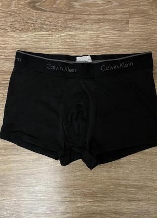 Классные, трусы боксерки, мужские, коттоновые, черного цвета, от дорогого бренда: calvin klein 👌5 фото