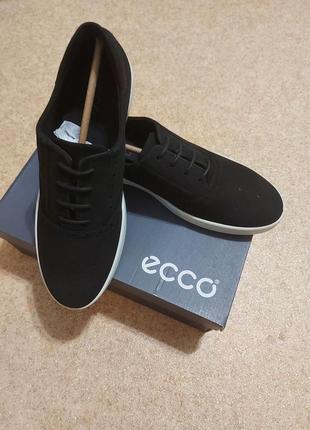 Кеды ,кроссовки ecco womens barentz, натуральный нубук. оригинал8 фото