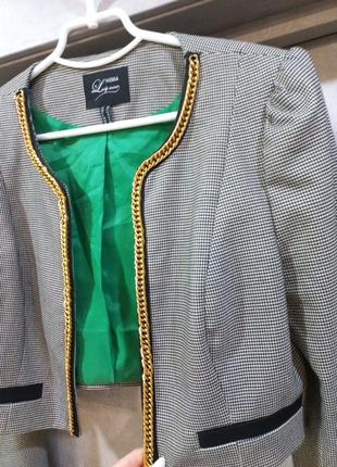 Стильный,фирменный,короткий жакет,пиджак, накидка3 фото