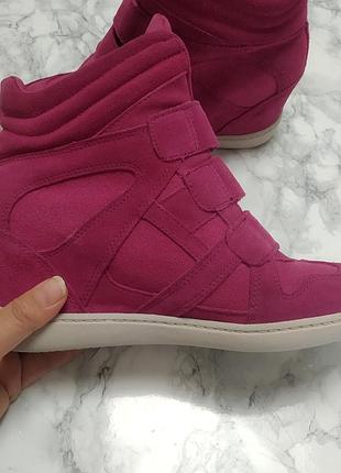 Сникерсы из натуральной замши skch+3 by skechers