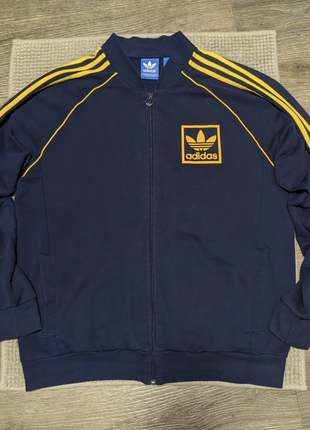 Мужская олимпийка adidas originals 3foil superstar track top l-xl1 фото