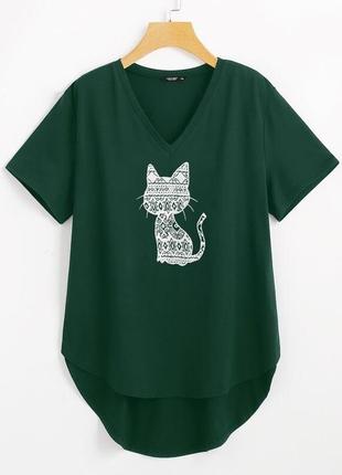 Чудова стильна футболка батал, тисячі моделей плюс сайз у профілі