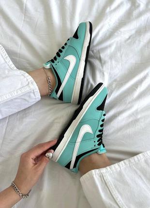 👟 кроссовки nike sb dunk low tiffany / наложка bs👟9 фото