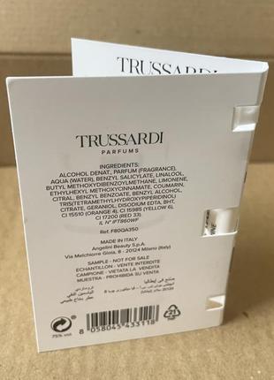 Trussardi pure jasmine edp 1,2ml3 фото