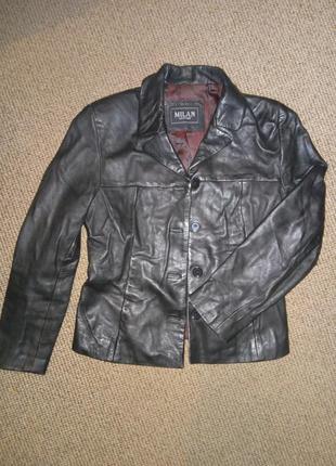 Шкіряний жакет milan leather