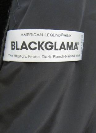 Blackglama норковая шуба с соболичным мехом3 фото