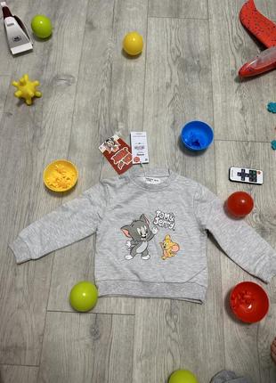 Світшот светр tom&jerry 80 (9-12 місяців)9 фото