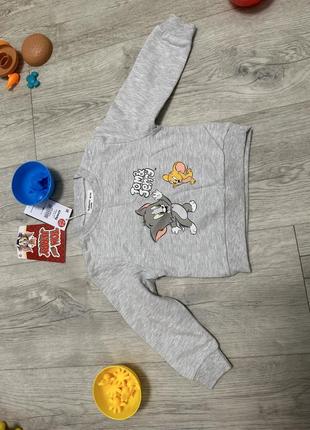 Світшот светр tom&jerry 80 (9-12 місяців)8 фото