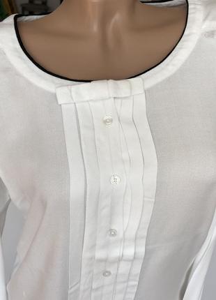 Tom tailor біла нарядна блуза2 фото