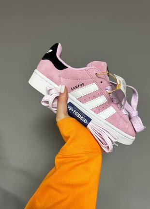 Adidas campus light pink / white premium