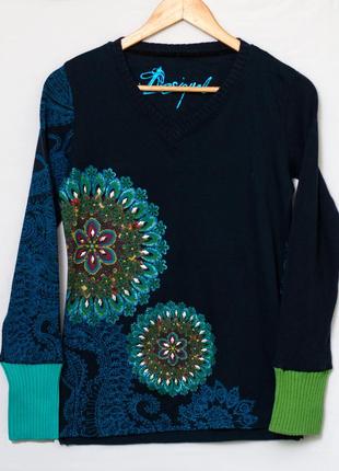 Світшот desigual комбінований,принт узор,original