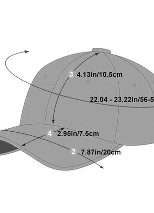 Бейсболка кепка черная унисекс универсальная лого вышитая4 фото