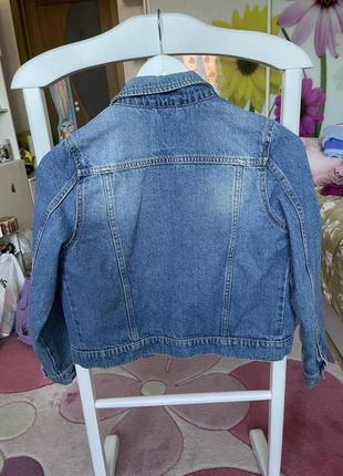 Джинсова куртка на дівчинку 2