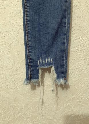 Lovest турецкие джинсы бойфренды синие зауженные слимы denim женские высокая посадка р28 44-467 фото